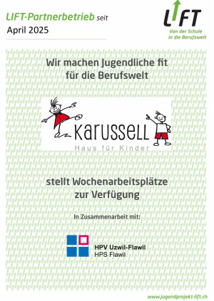 Das Karussell ist überzeugter LIFT-Partnerbetrieb