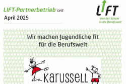 Das Karussell ist überzeugter LIFT-Partnerbetrieb